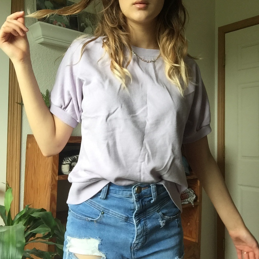 Who What Wear lavender sweatshirt size XL